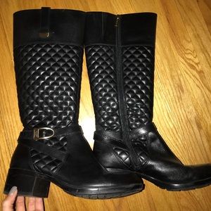 Tall black Bandolino riding boots